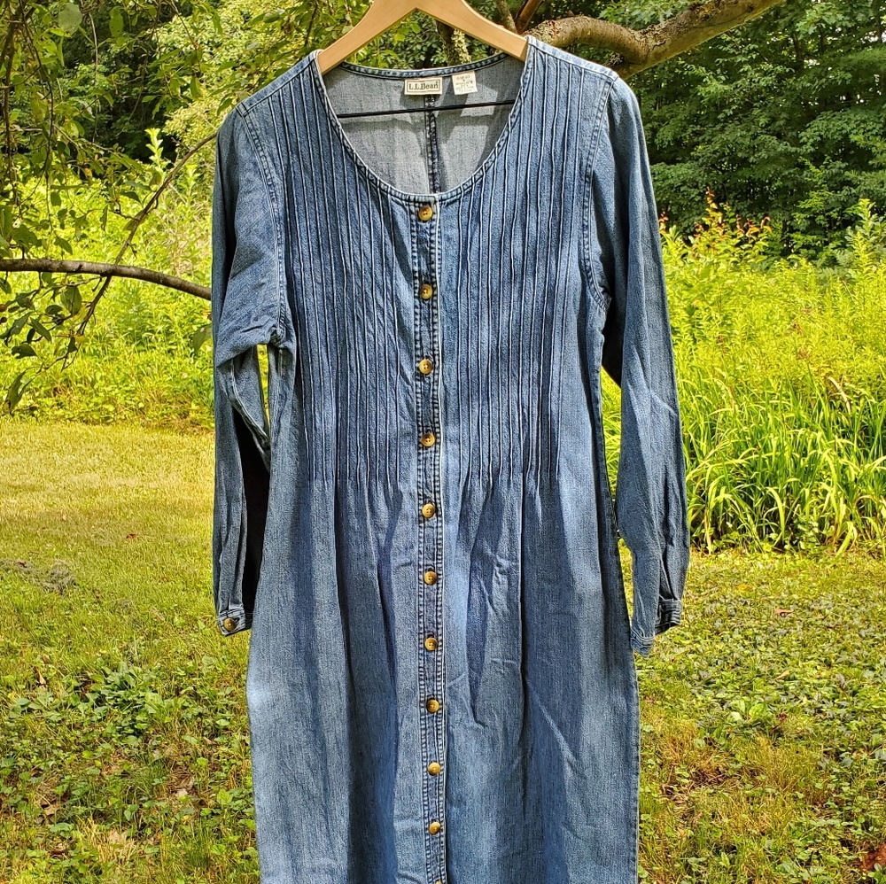 LL Bean Denim dress